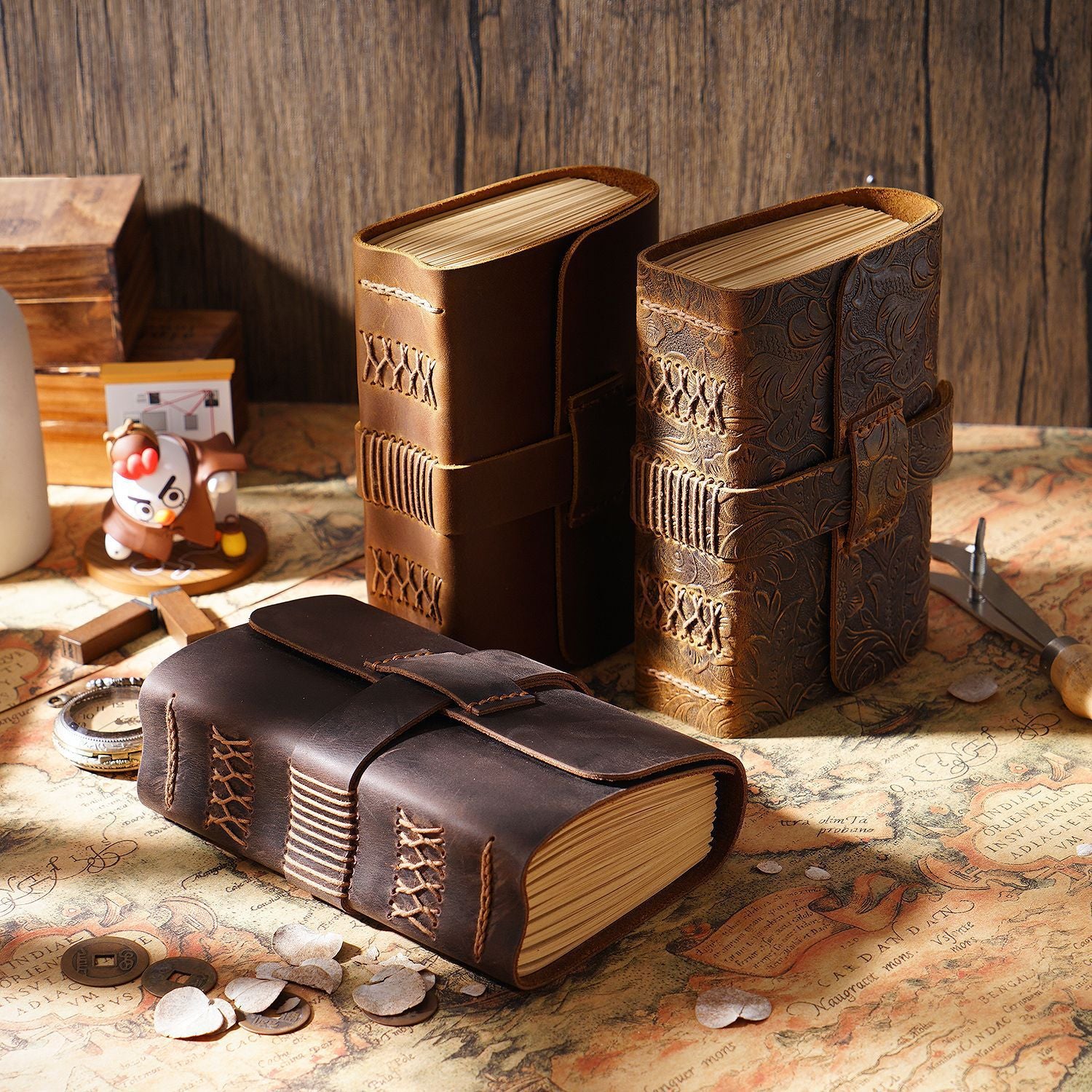 Wholesale Cowhide Thick Vintage Notebook